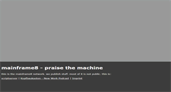 Desktop Screenshot of mainframe8.com